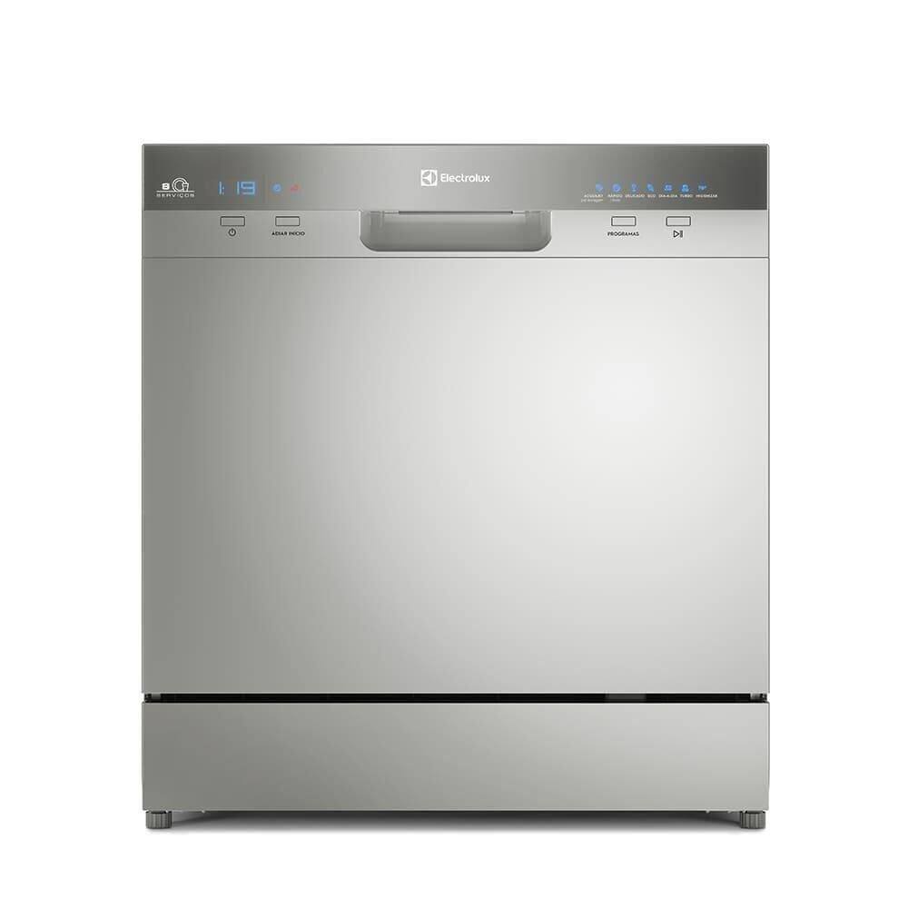 Lava-Louças Electrolux Prata 8 Serviços LL08S - 220V