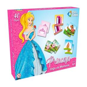 Jogo Da Memória Disney Princesas 54 Cartelas Grow Nfe