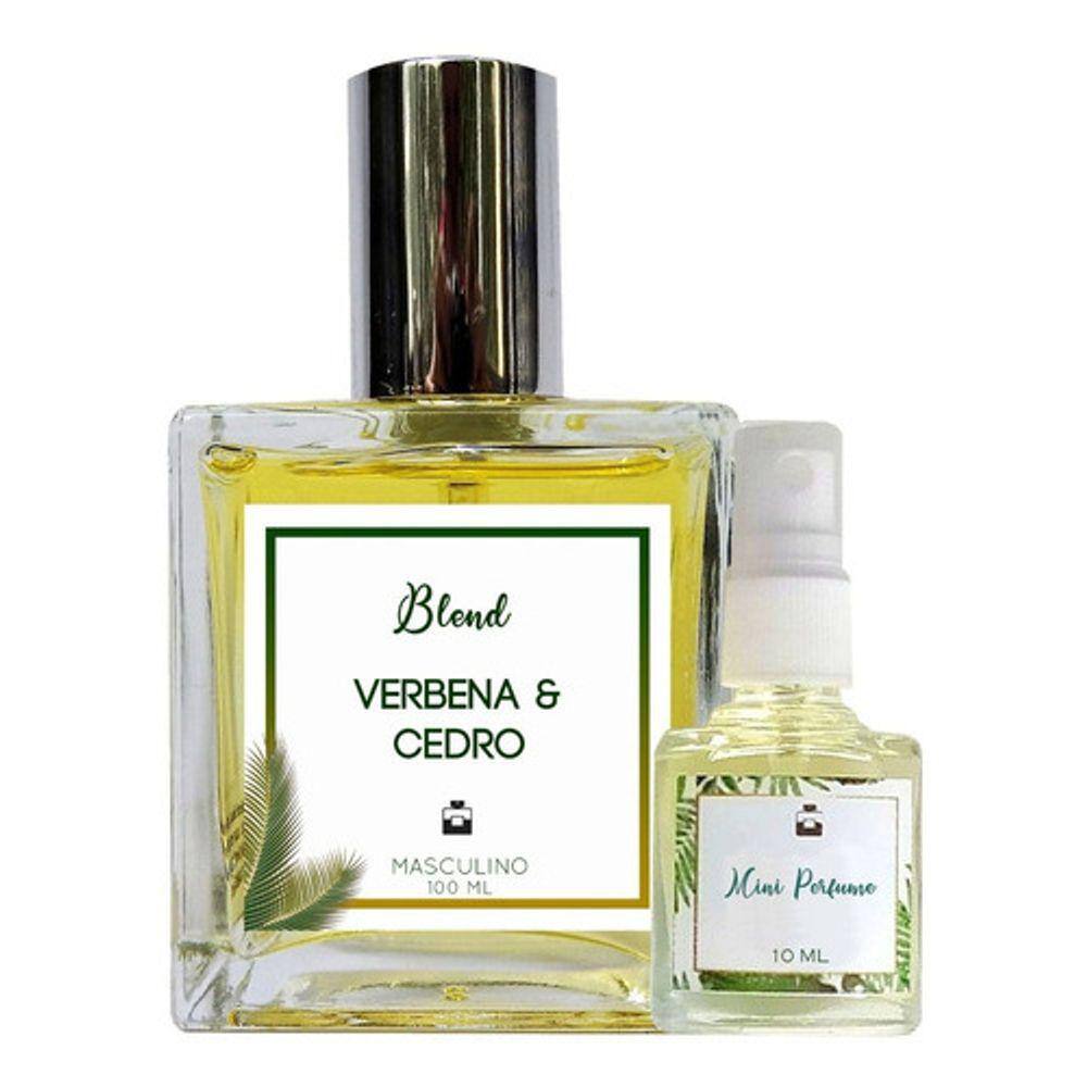 Perfume Verbena & Cedro 100ml Masculino - Blend de Óleo Essencial Natural + Perfume de presente