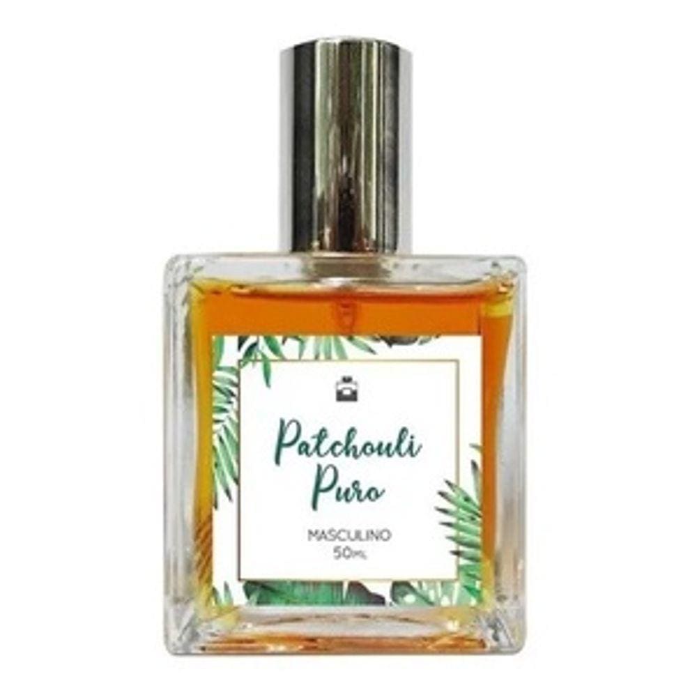 Perfume Masculino Patchouli Puro 50ml - Com Óleo Essencial