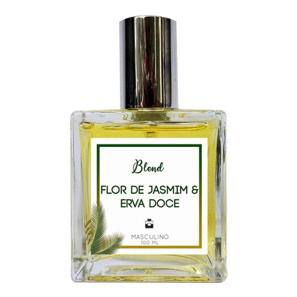 Perfume Flor de Jasmim & Erva Doce 100ml Feminino - Blend de Óleo Essencial Natural + Perfume de presente
