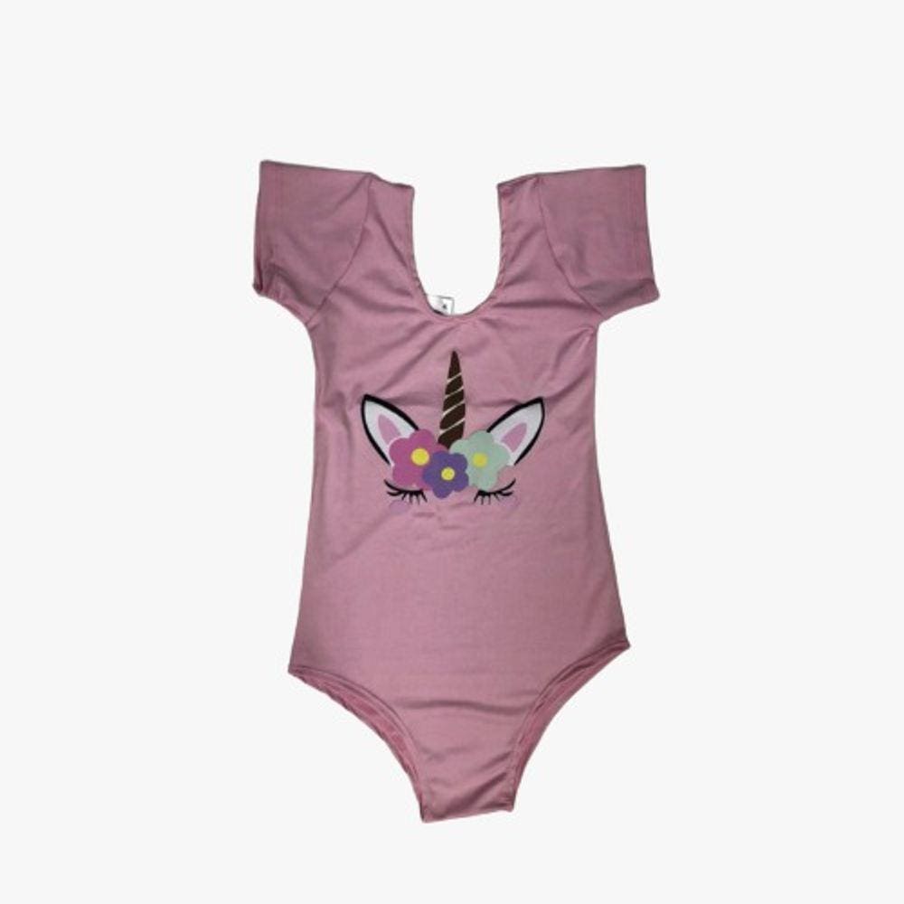 Body Collant Unicórnio Infantil