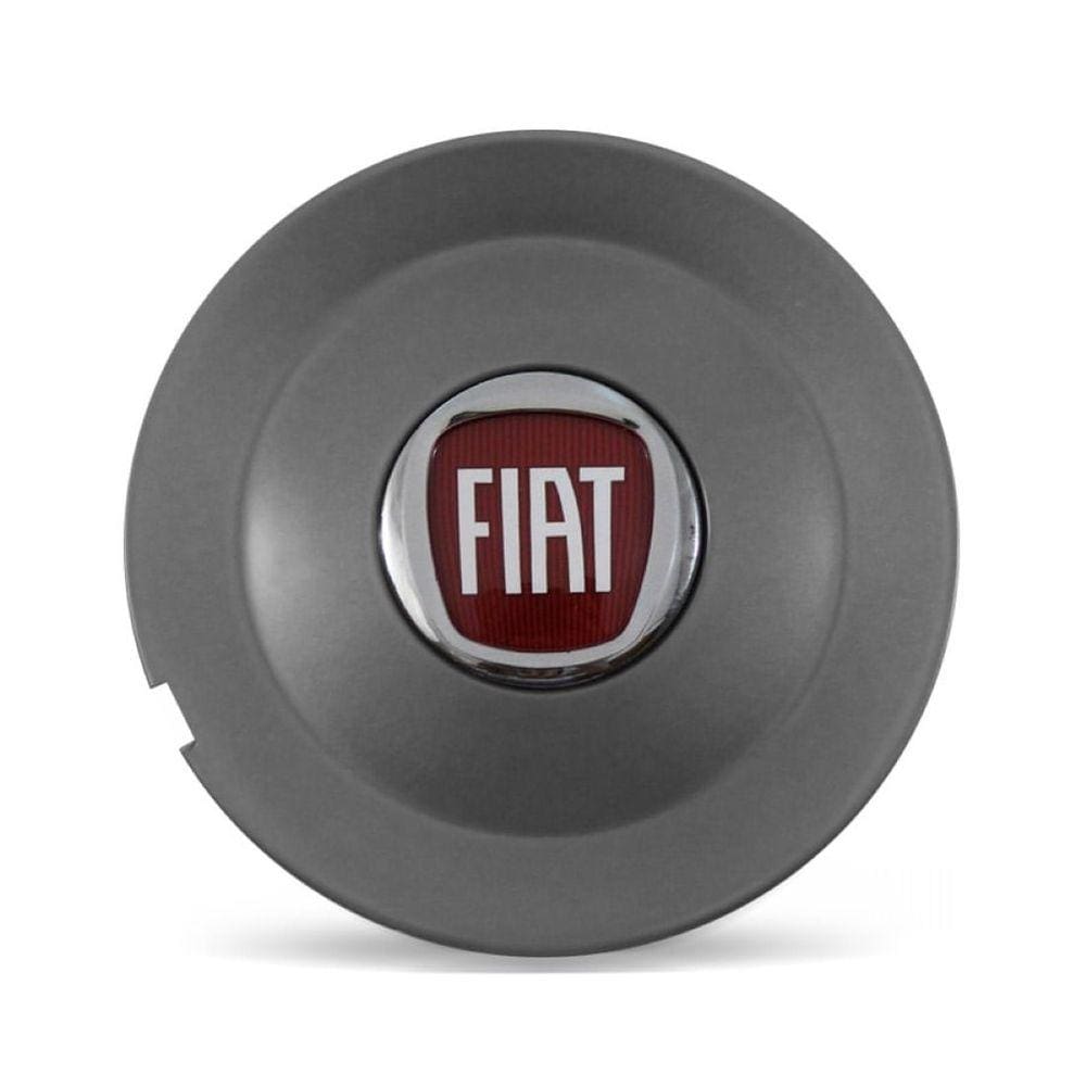 Calota Centro Roda Fiat Bravo Aro 16 Grafite