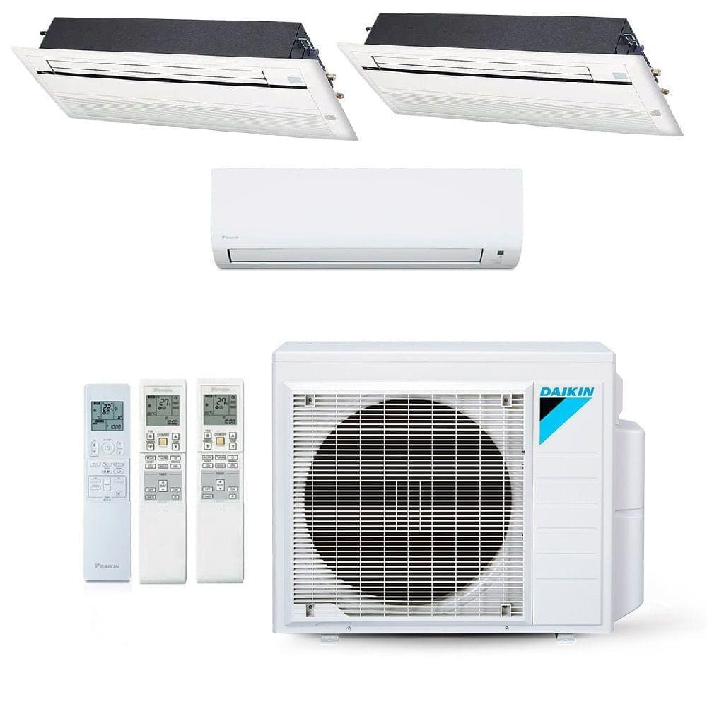 Ar-Condicionado Multi Split Inverter Dakin 24.000 BTUs (1x Evap HW 9.000 + 1x Evap K7 1 Via 12.000 + 1x Evap K7 1 Via 18.000) Quente/Frio 220V