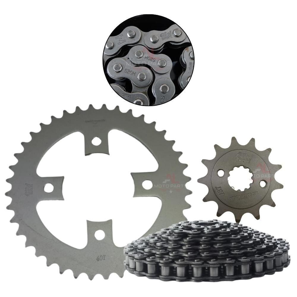 Kit Relação Corrente Coroa Pinhão Para Moto Cb 250F Twister