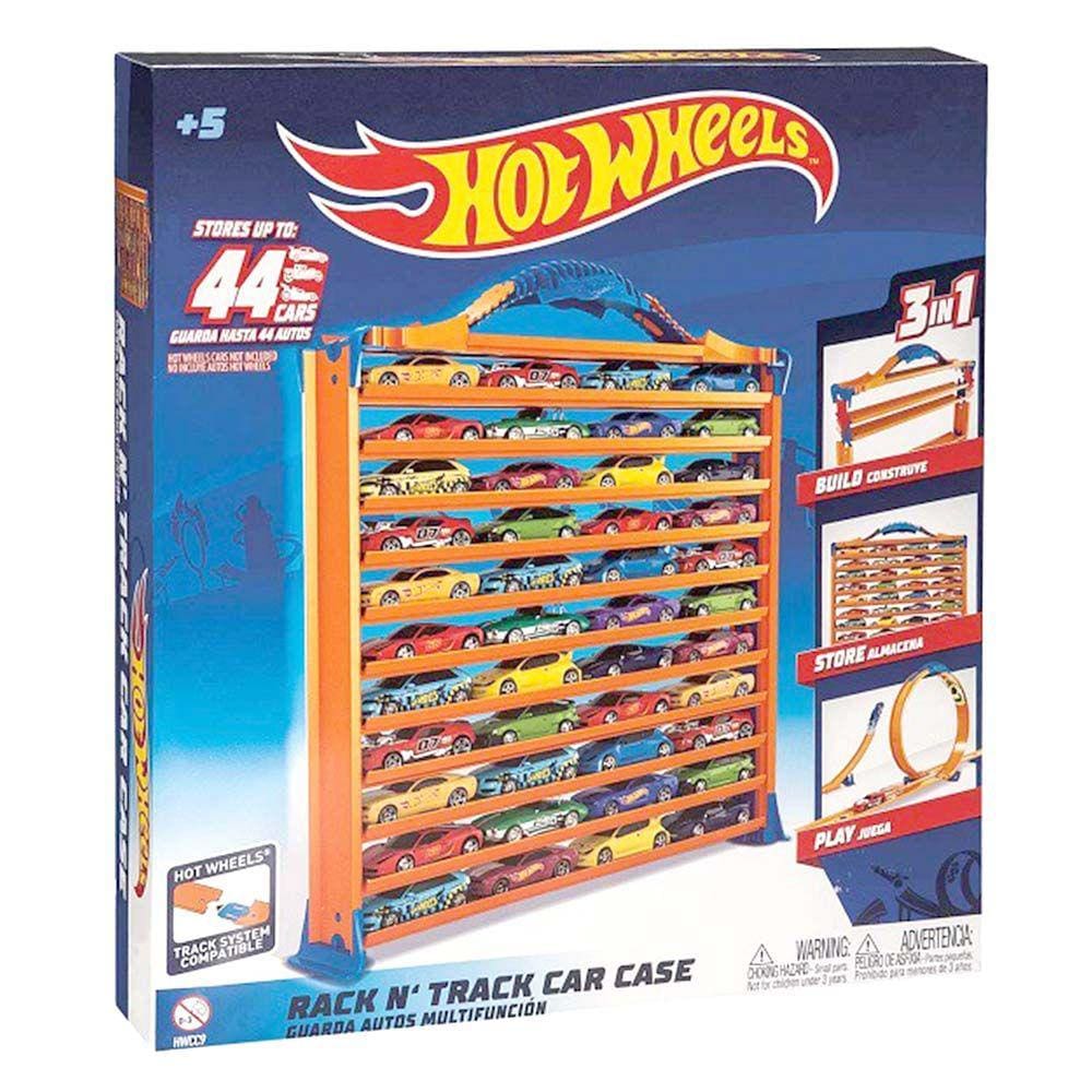 Conjunto Pista e Garagem Porta Carrinhos - Hot Wheels - Fun