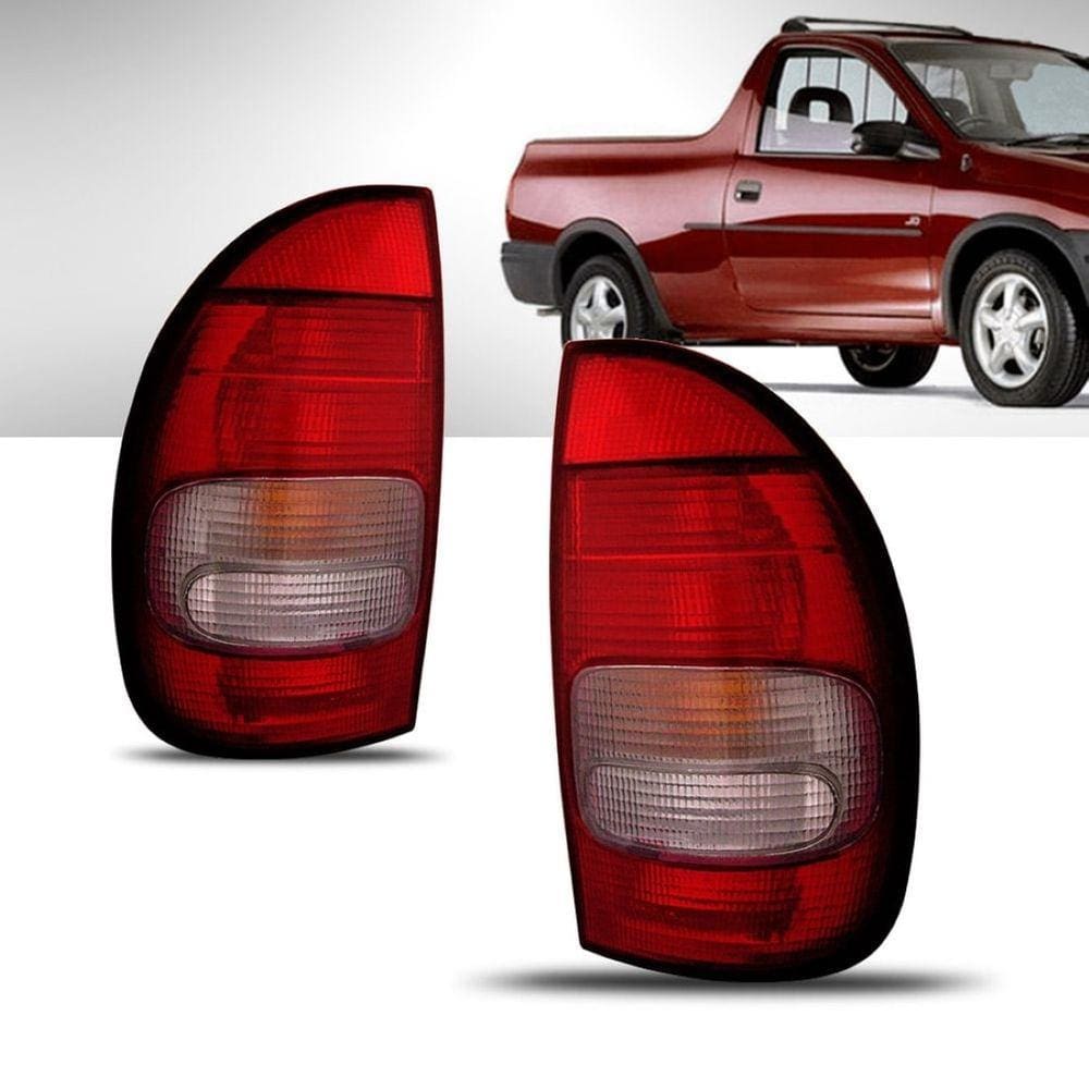 Lanterna Traseira Corsa 4 Portas Pick-Up 1996 97 98 99 Fumê