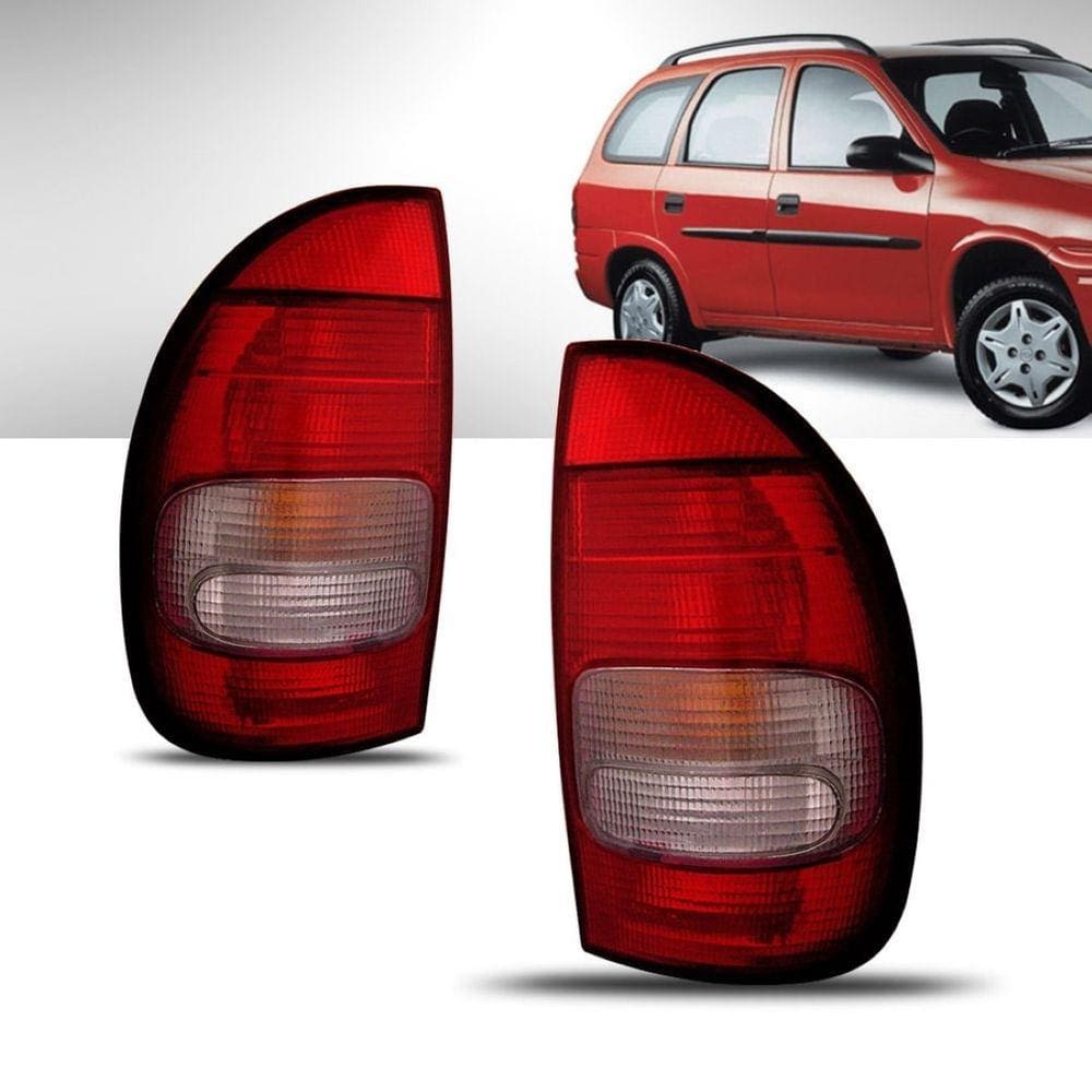 Lanterna Traseira Corsa 4 Portas Wagon 1996 97 98 99 Fumê