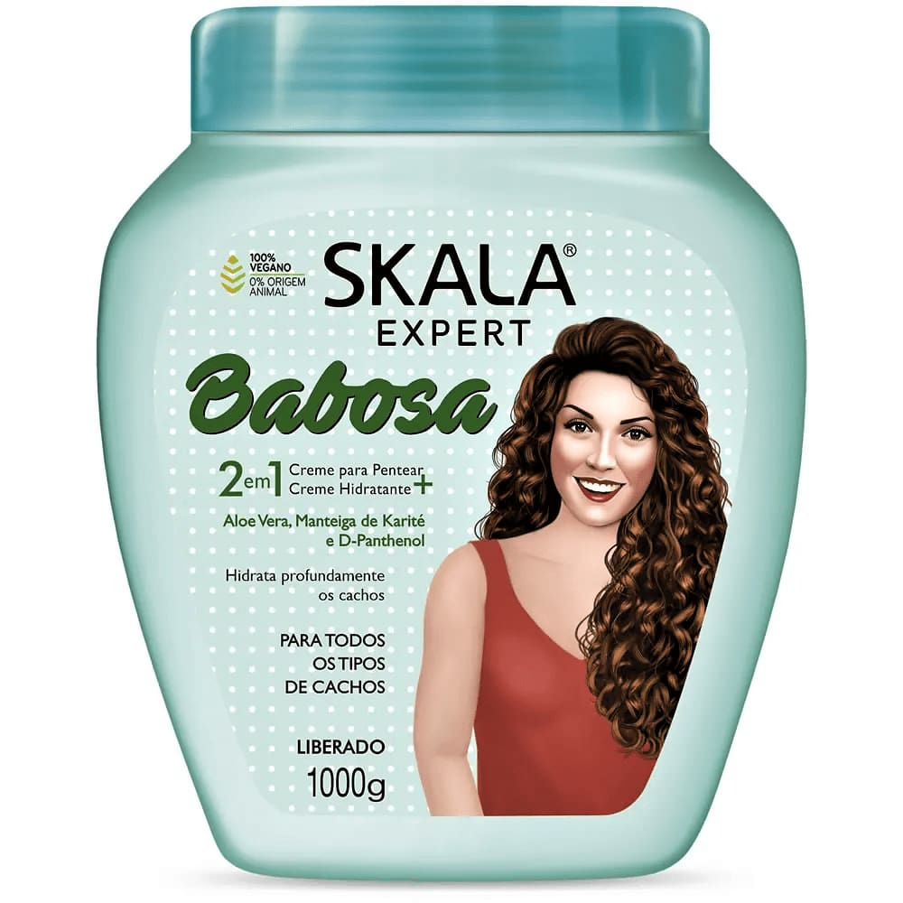 Creme Cabelo Skala Babosa 1000Gr