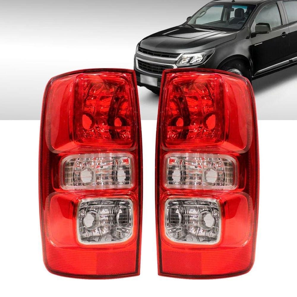Par Lanterna Traseira GM S10 2017 18 19 20 21 Bicolor