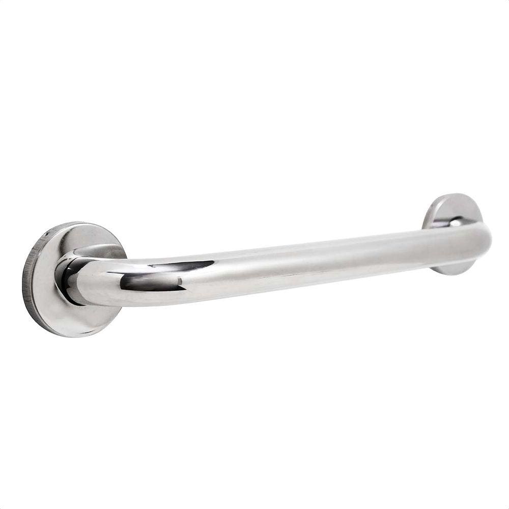Barra De Apoio Tubular Em Inox Polido Diâmetro 1.1/4 De 40cm