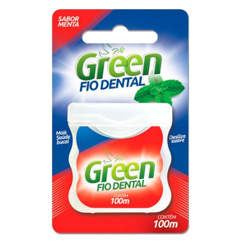 Fio Dental Green Menta 100m com 1 Unidade