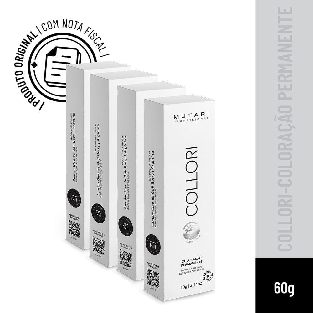 Combo 4.0 Coloração Castanho Médio Mutari(4 unds)