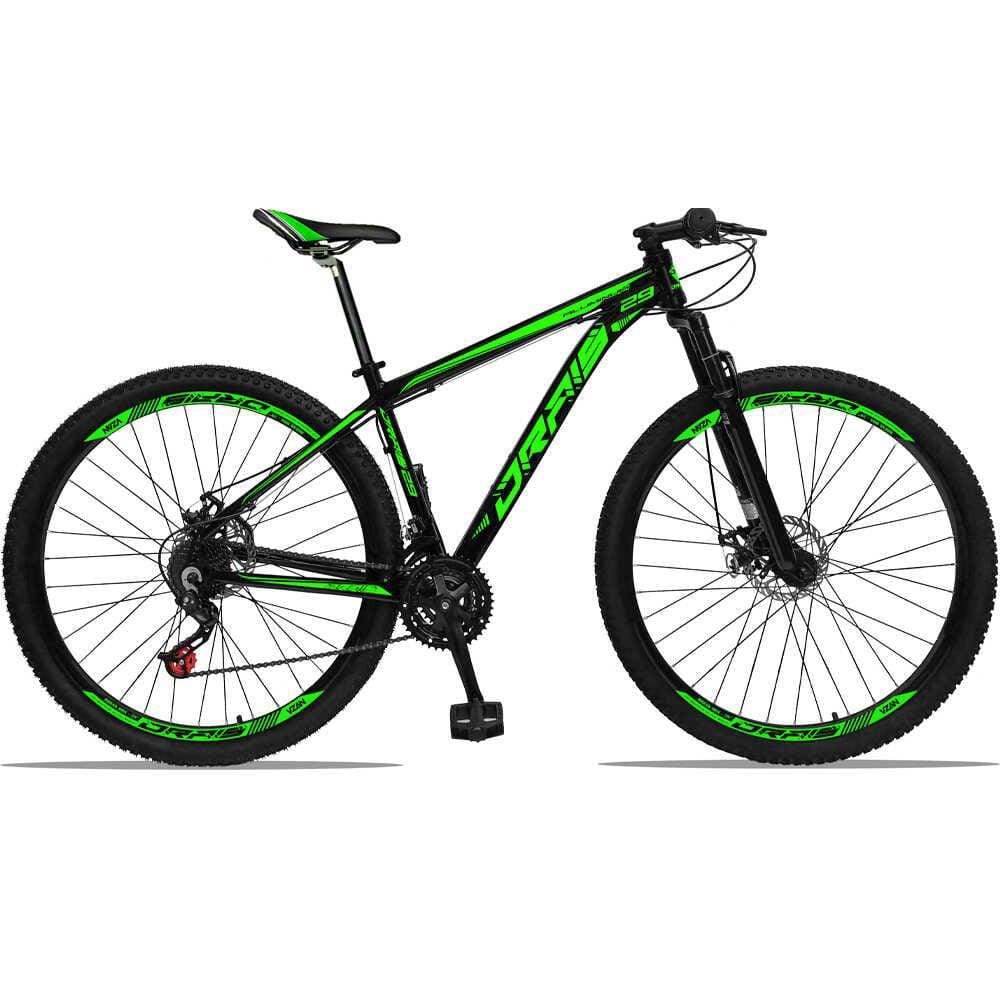 Bicicleta Aro 29 Drais Aluminum 21V Freio a Disco - Tamanho 19