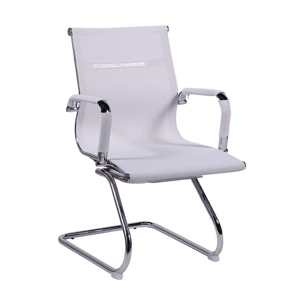 cadeira de escritório interlocutor eames ii branca