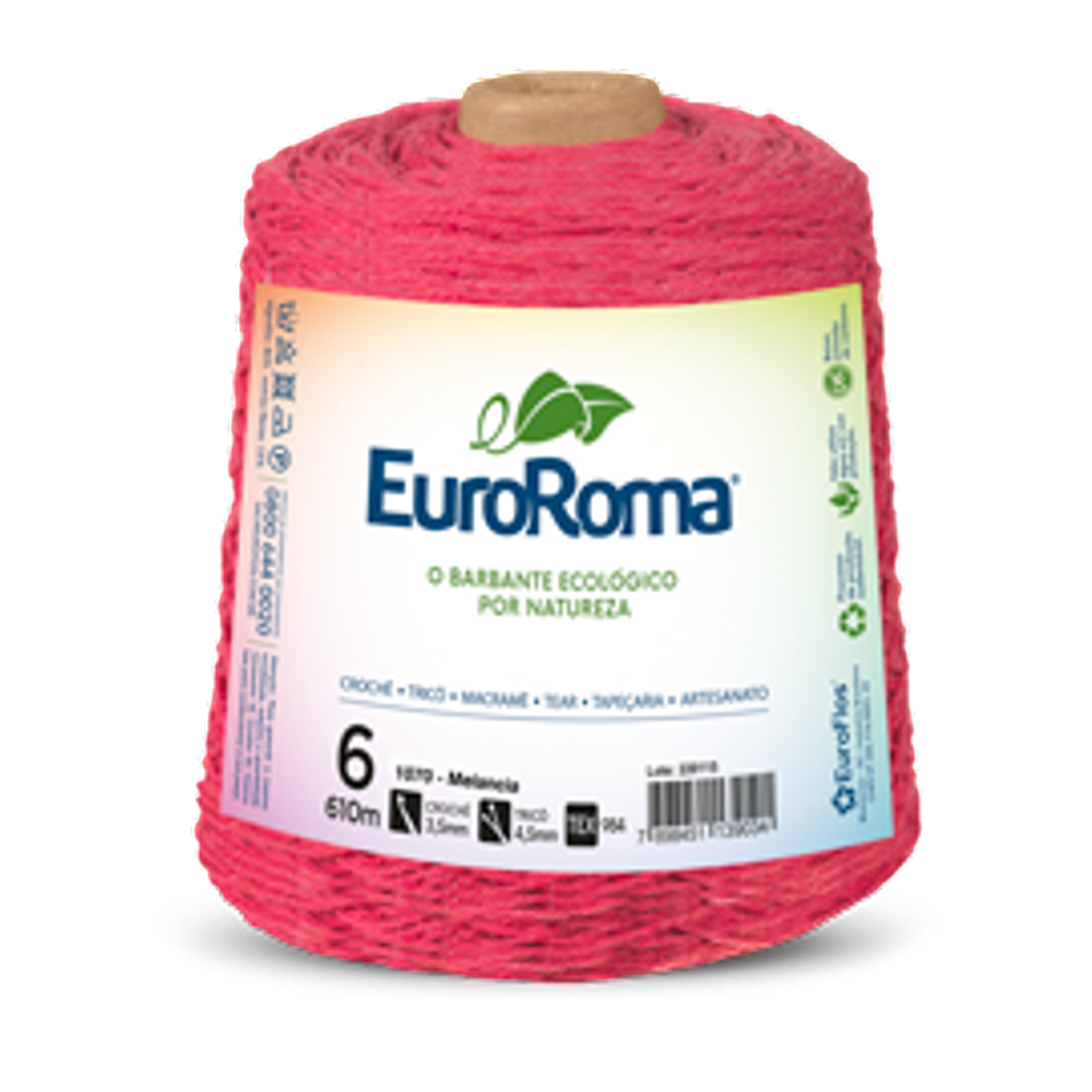 Barbante EuroRoma Colorido N° 6 600g 610m