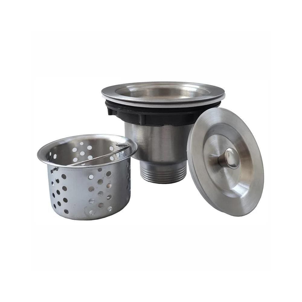 Válvula para Pia Cozinha Flvx Hidro Inox 4.1/2``