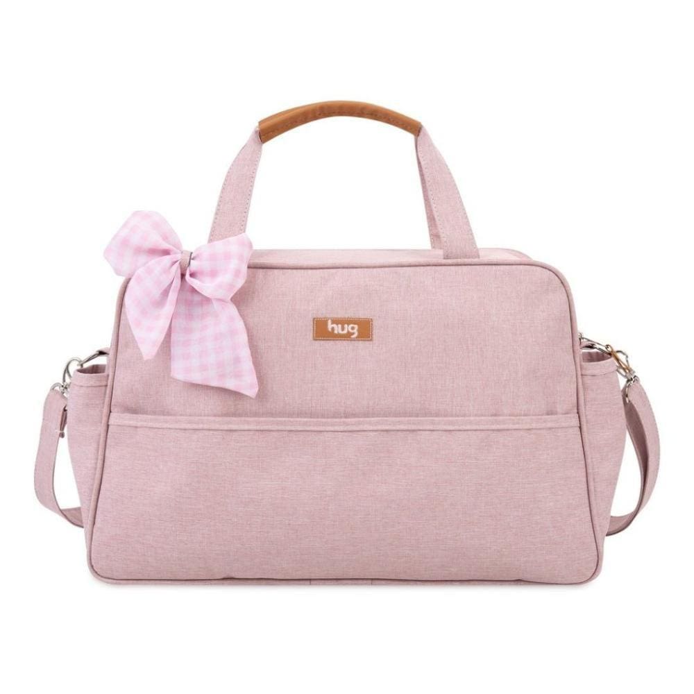 Bolsa de Maternidade Hug Grande Mescla Rosa