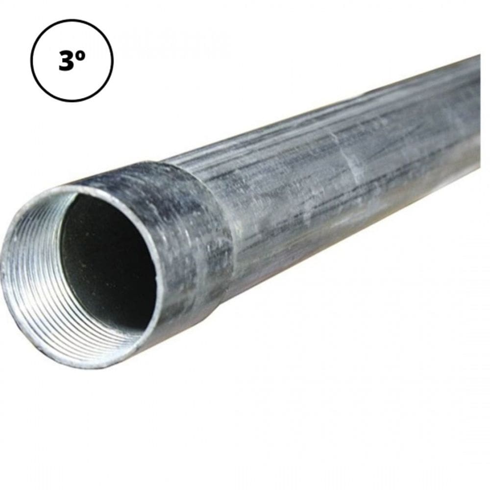 Eletroduto Galvanizado 3 X 3,00Mts