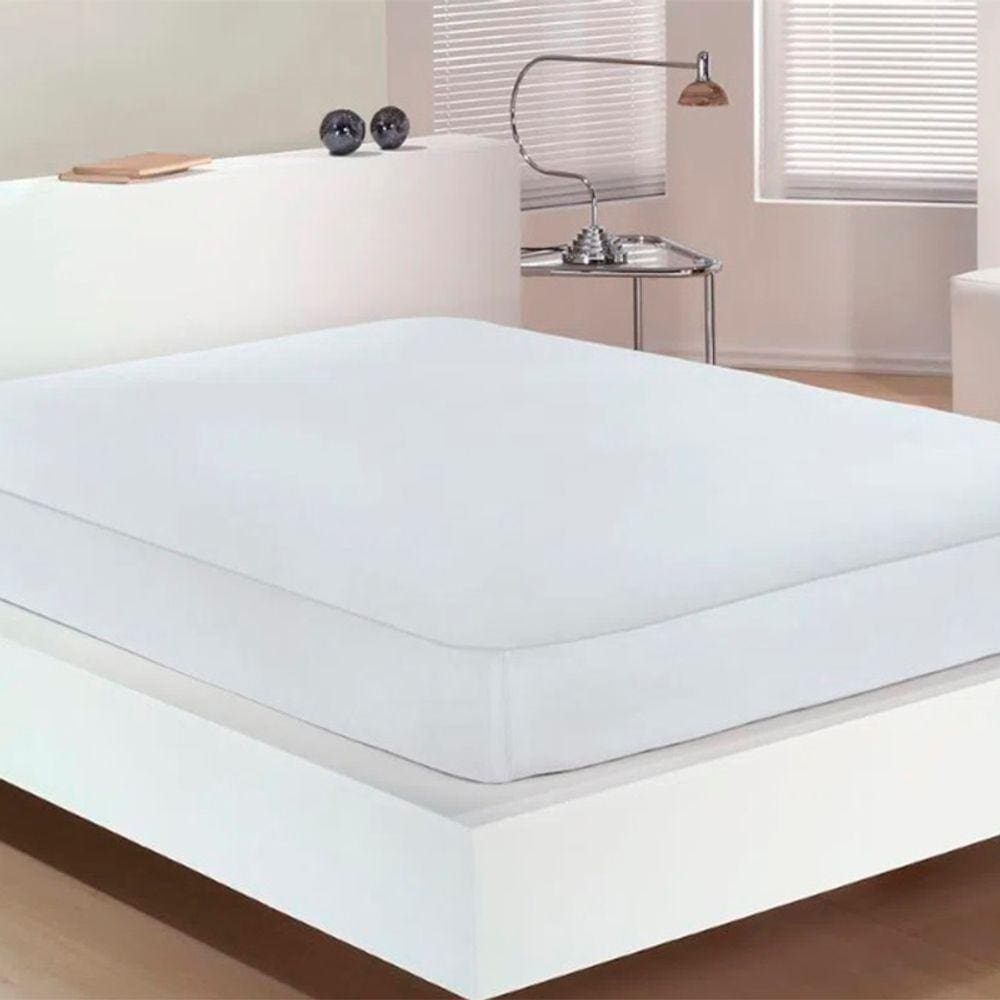 Protetor Colchão Buettner Solteiro Malha Impermeável Branco
