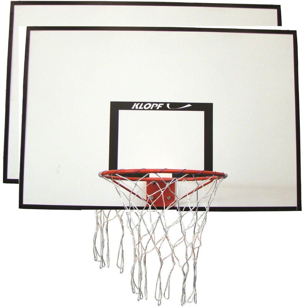 Par de Tabela De Basquete Juvenil C/Aro Rede Unid Klopf 1023