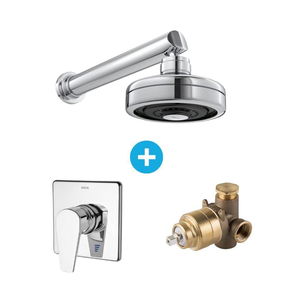 Kit Chuveiro Deca com Base Misturador e Acabamento Lift 3/4” Docol