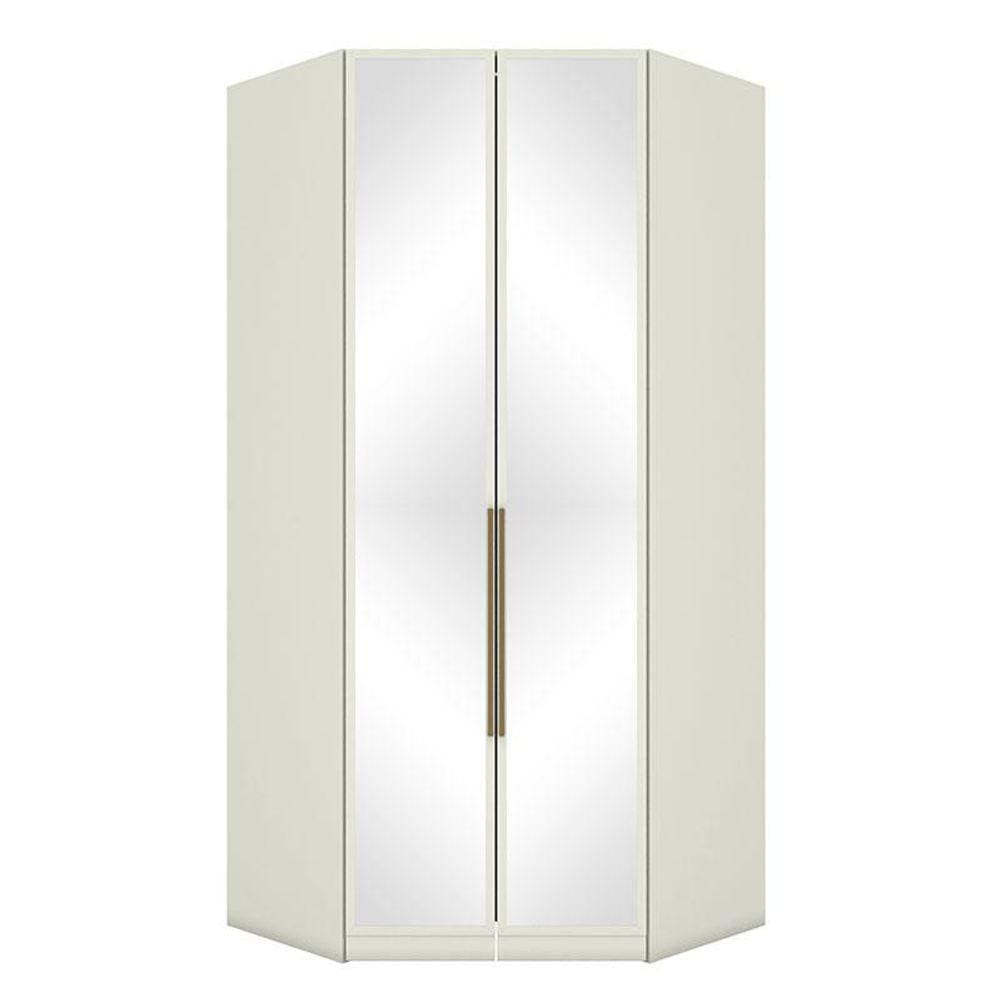 Armário de Canto Closet 2 Portas com Espelhos Predileto Areia - Henn