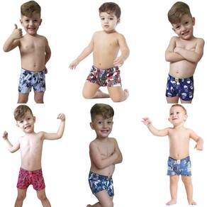 Sunga boxer estampada bad boy infantil