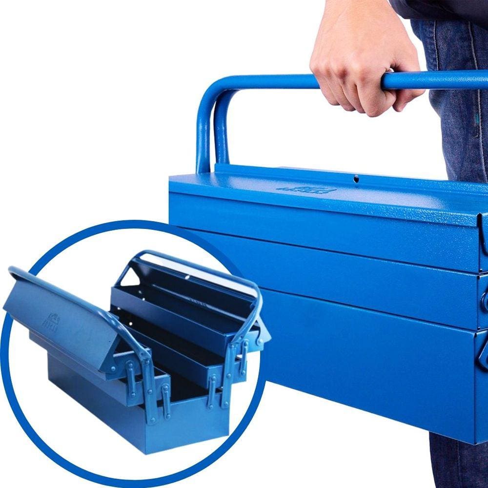 Caixa para Ferramentas Fercar Sanfonada 5 gavetas 50cm - 07
