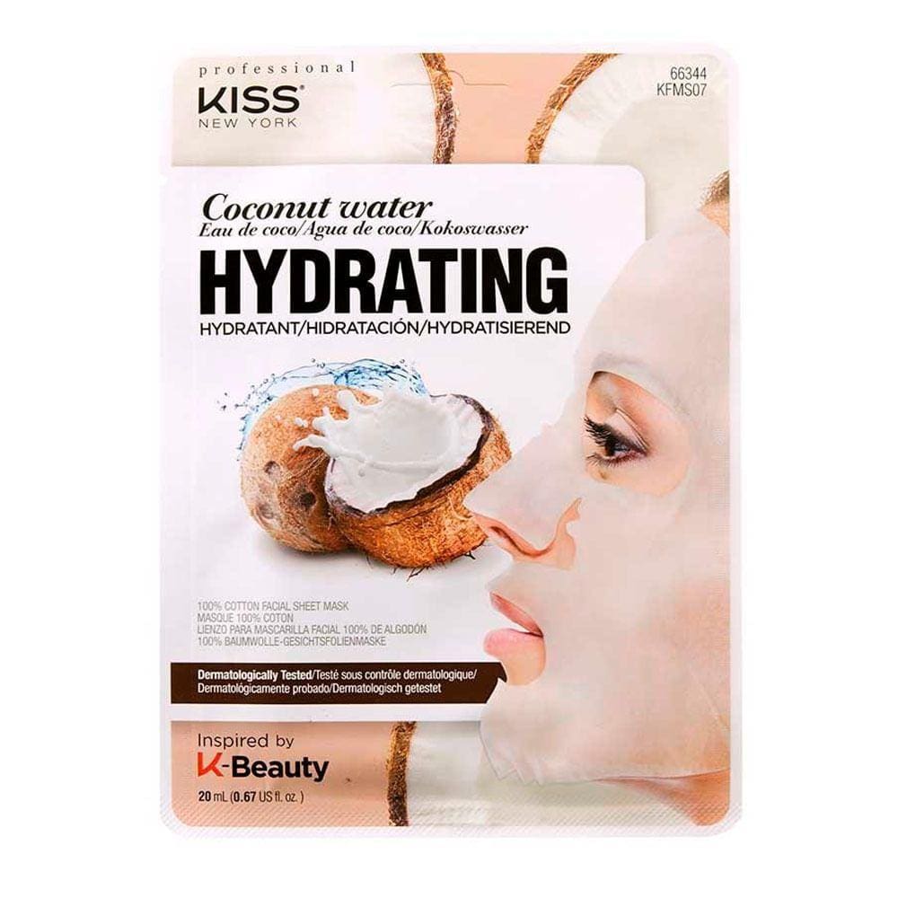 Máscara Facial Hidratante Kiss New York - Água De Coco 20ml