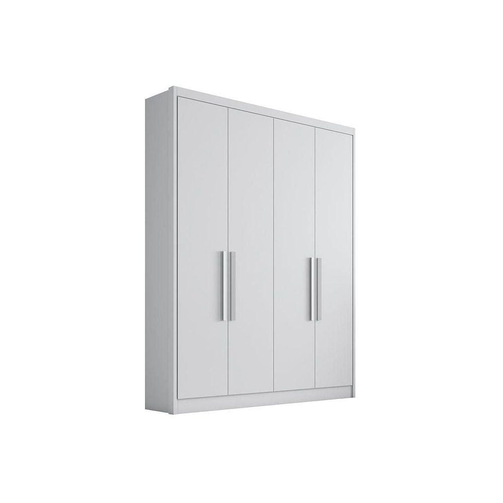 Roupeiro Novo Horizonte Moderni Plus 4 Portas Branco