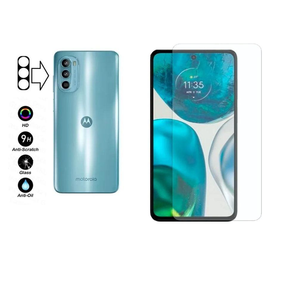 Kit Película Nano Lente Câmera P/ Motorola Moto G52 6.6+ Película Frontal A Sua Escolha