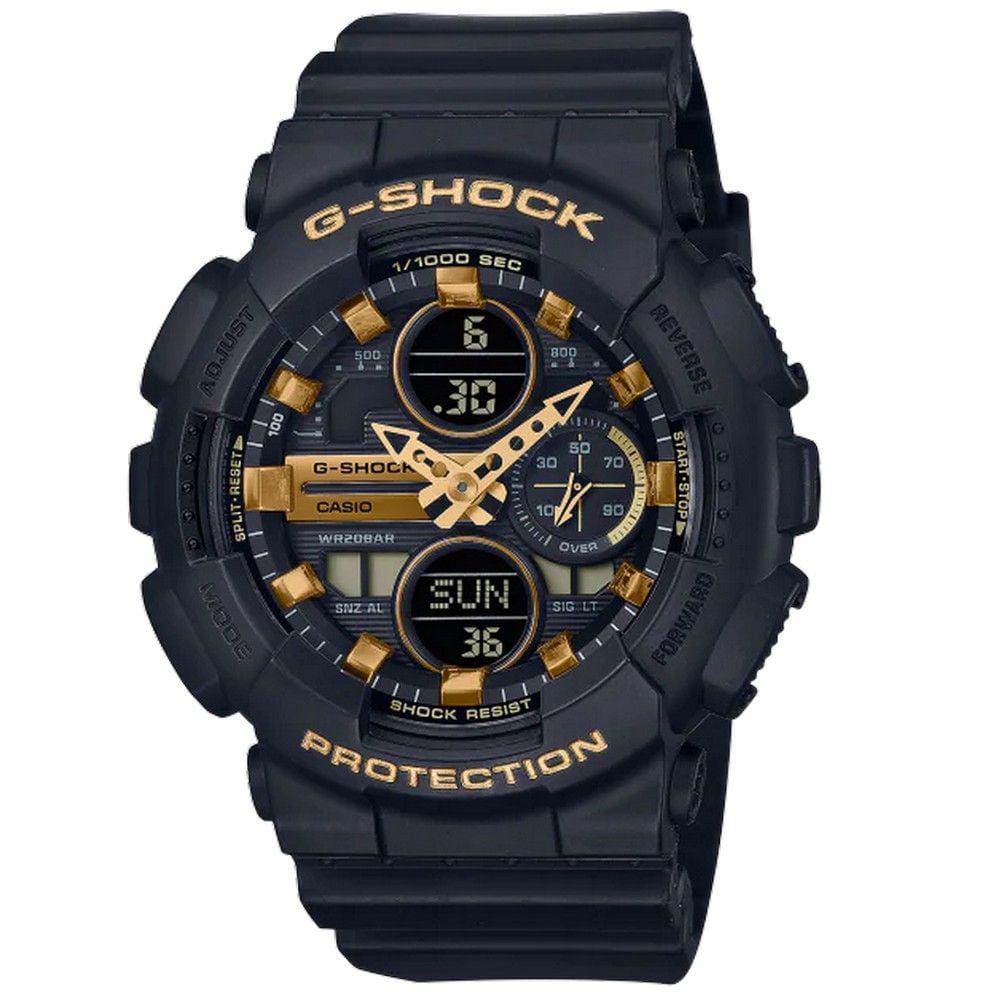 Relógio Casio G-Shock Feminino Preto Dourado Gma-S140m-1Adr
