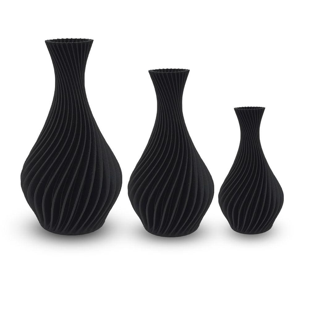 Vasos De Plantas Artificais - Jarro Espiral - Decoração Sala