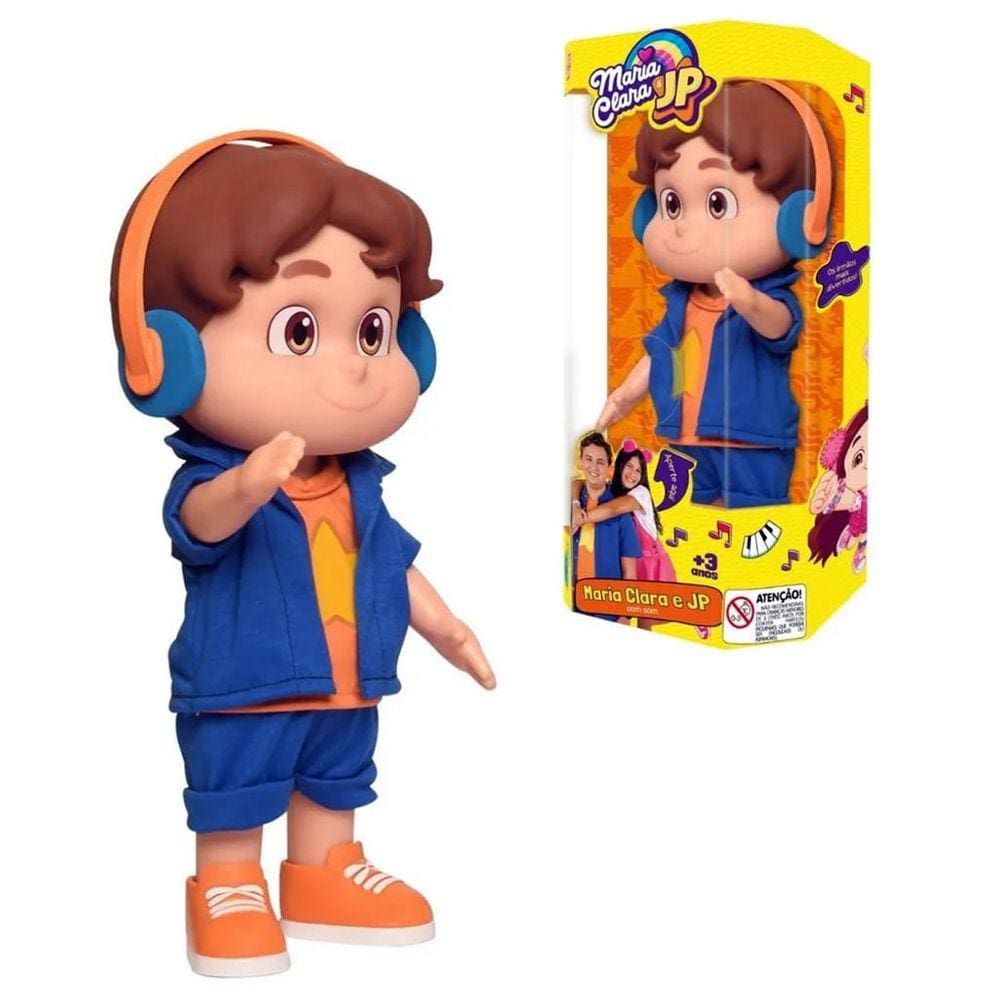Boneca Jp Mecanizado - Maria Clara & João Pedro - Baby Brink