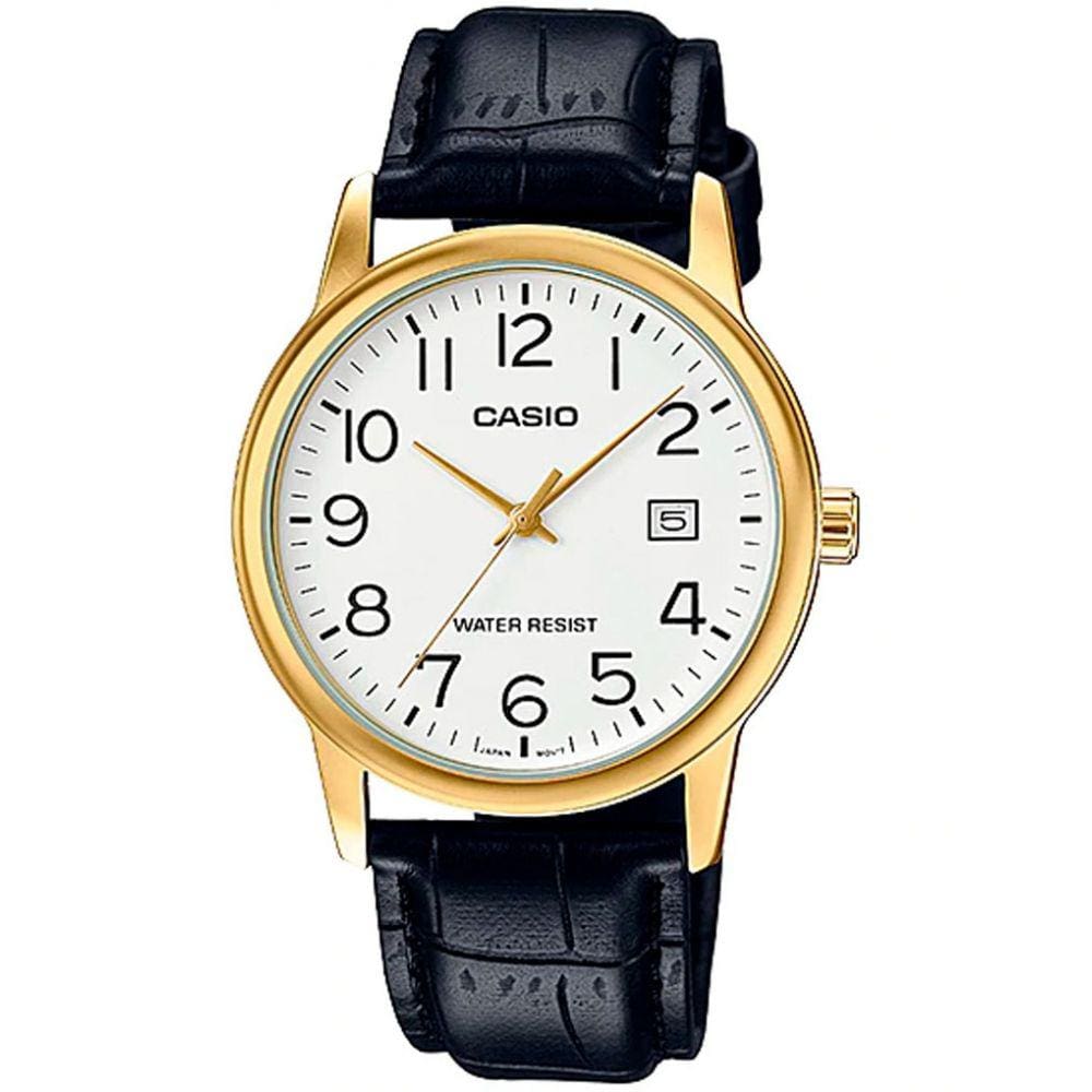 Relógio Casio Masculino Collection Couro Mtp-V002gl-7B2udf
