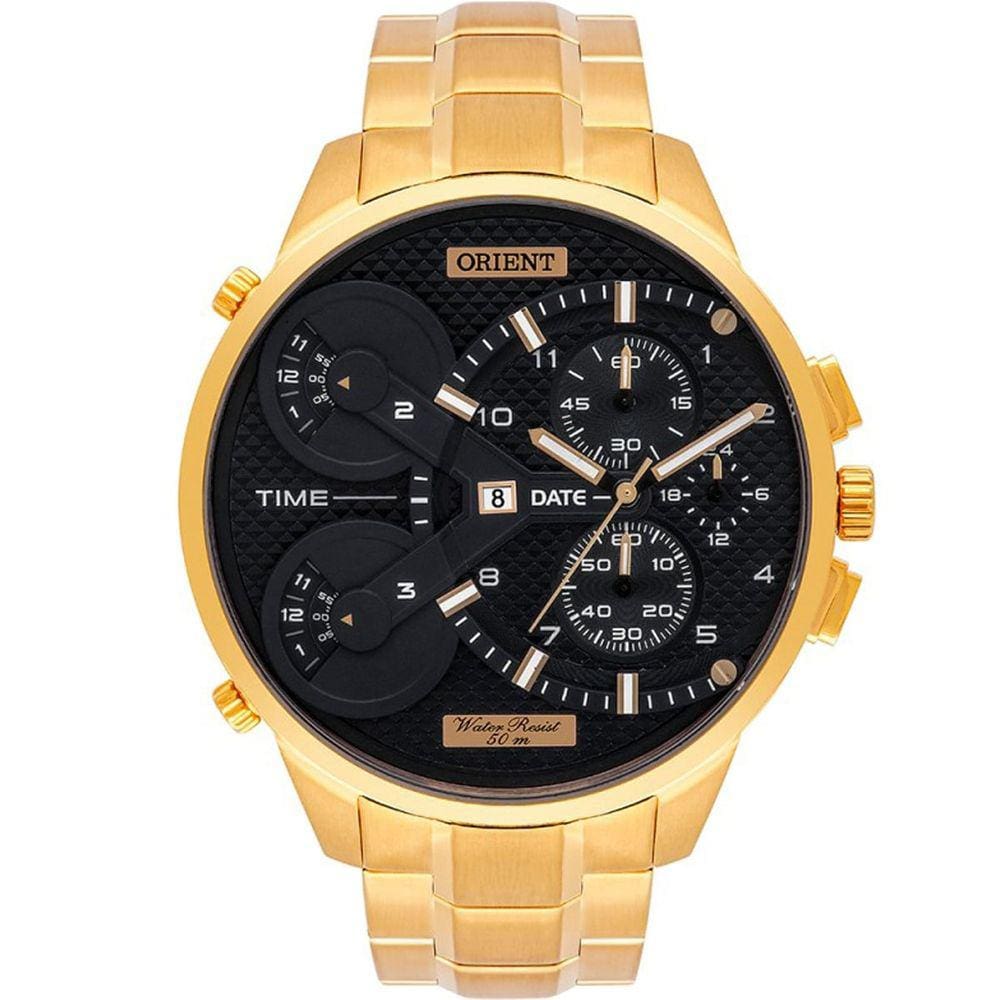 Relógio Orient Masculino Dourado Mgsst003 P2kx