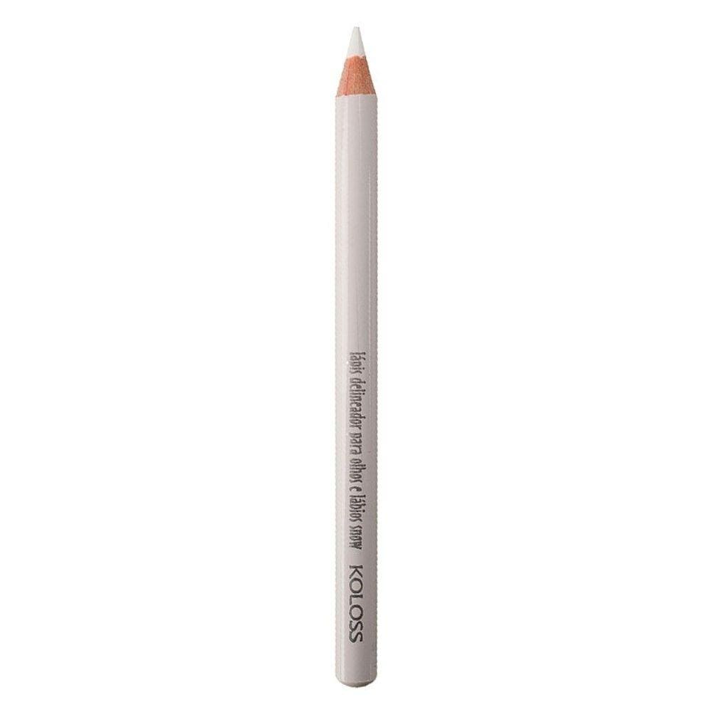 Lápis Delineador De Olhos E Lábios Koloss Snow