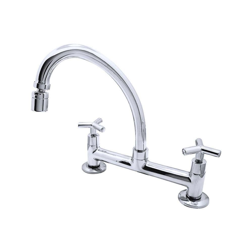 Misturador para Água Quente e Fria para Cozinha Acionamento 1/4 de Volta Modelo Bancada Bognar