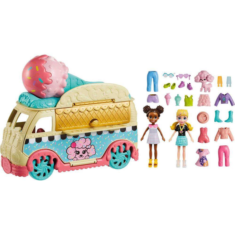 Conjunto Polly Pocket Quiosque Parque De Abacaxi - Mattel