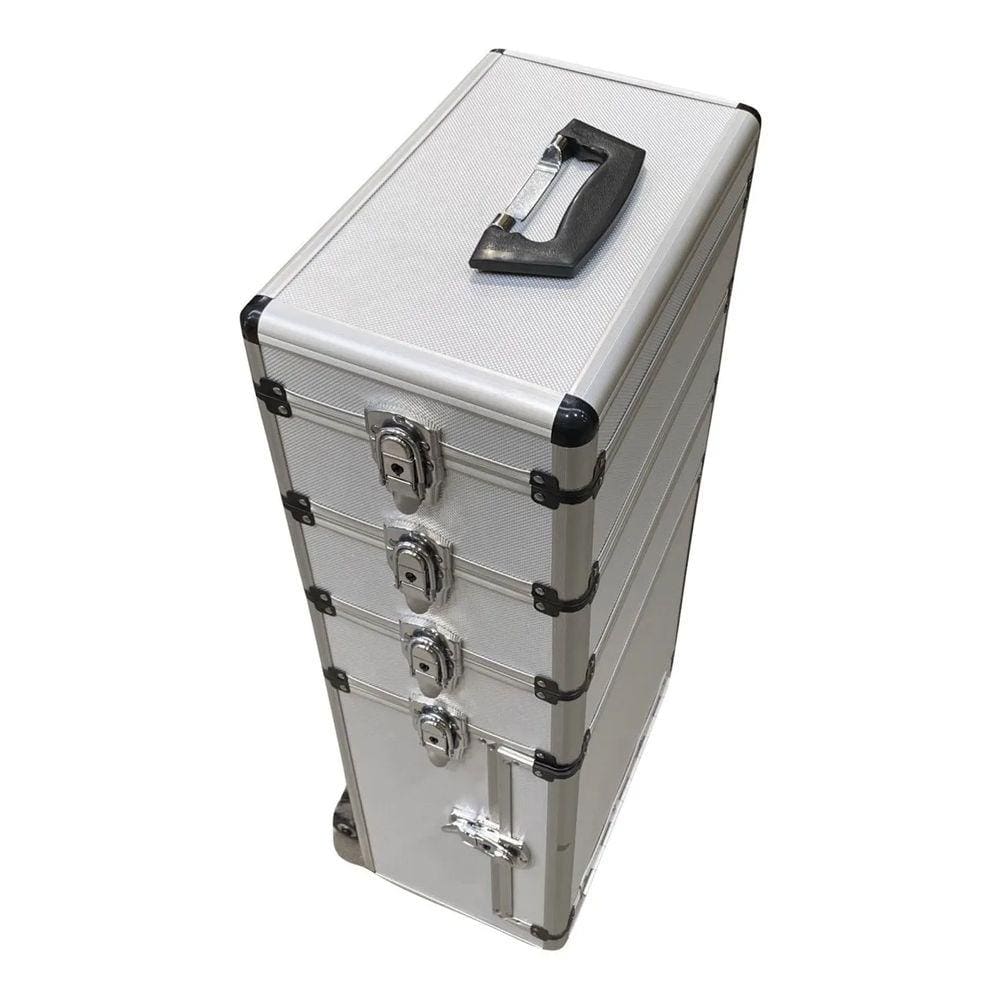 Carrinho Maleta Ferramenta Aluminio Caixas Empilháveis 250kg