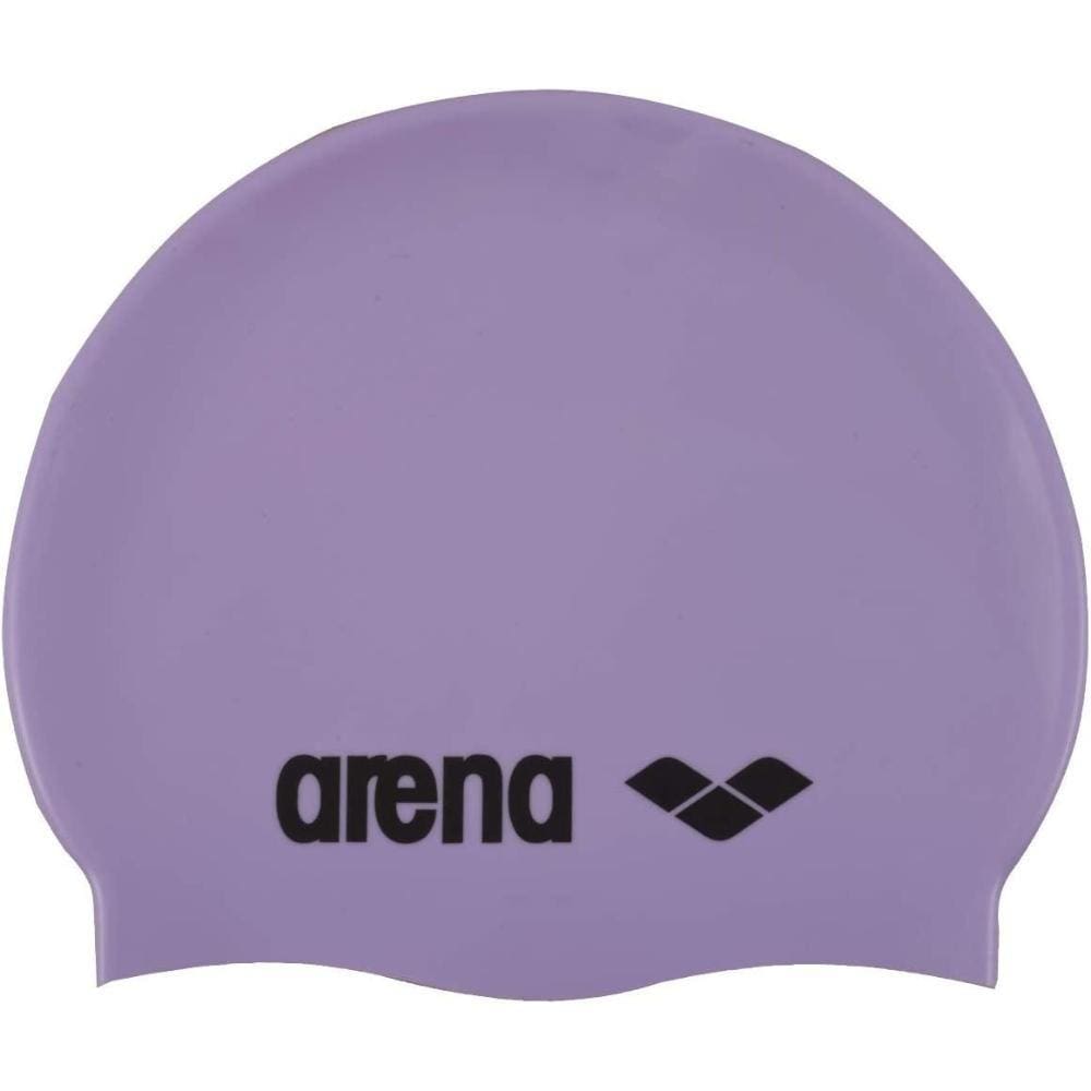 Touca de Natação Arena Classic Silicone Roxo e Preto