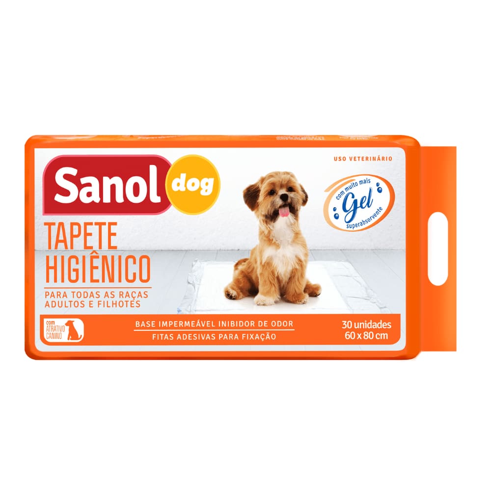Tapete Higiênico Sanol Dog 30 unidades