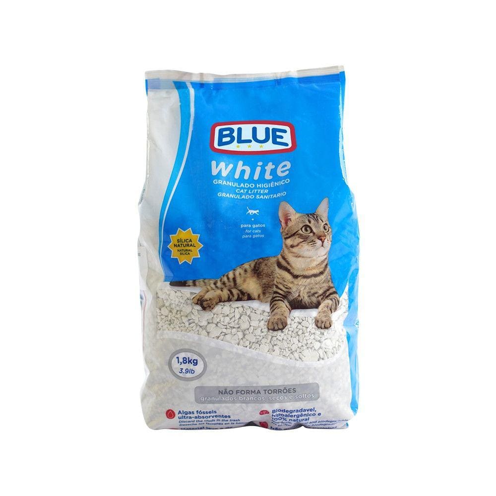 Granulado Higiênico para Gatos White 1,8kg Blue - PP017