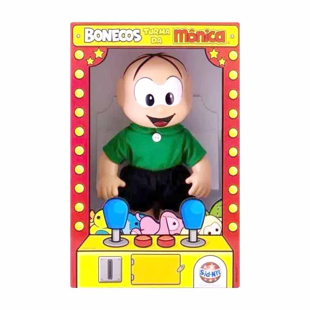 Boneco - 35 cm - Turma da Mônica Tradicional - Cebolinha - Sid-Nyl