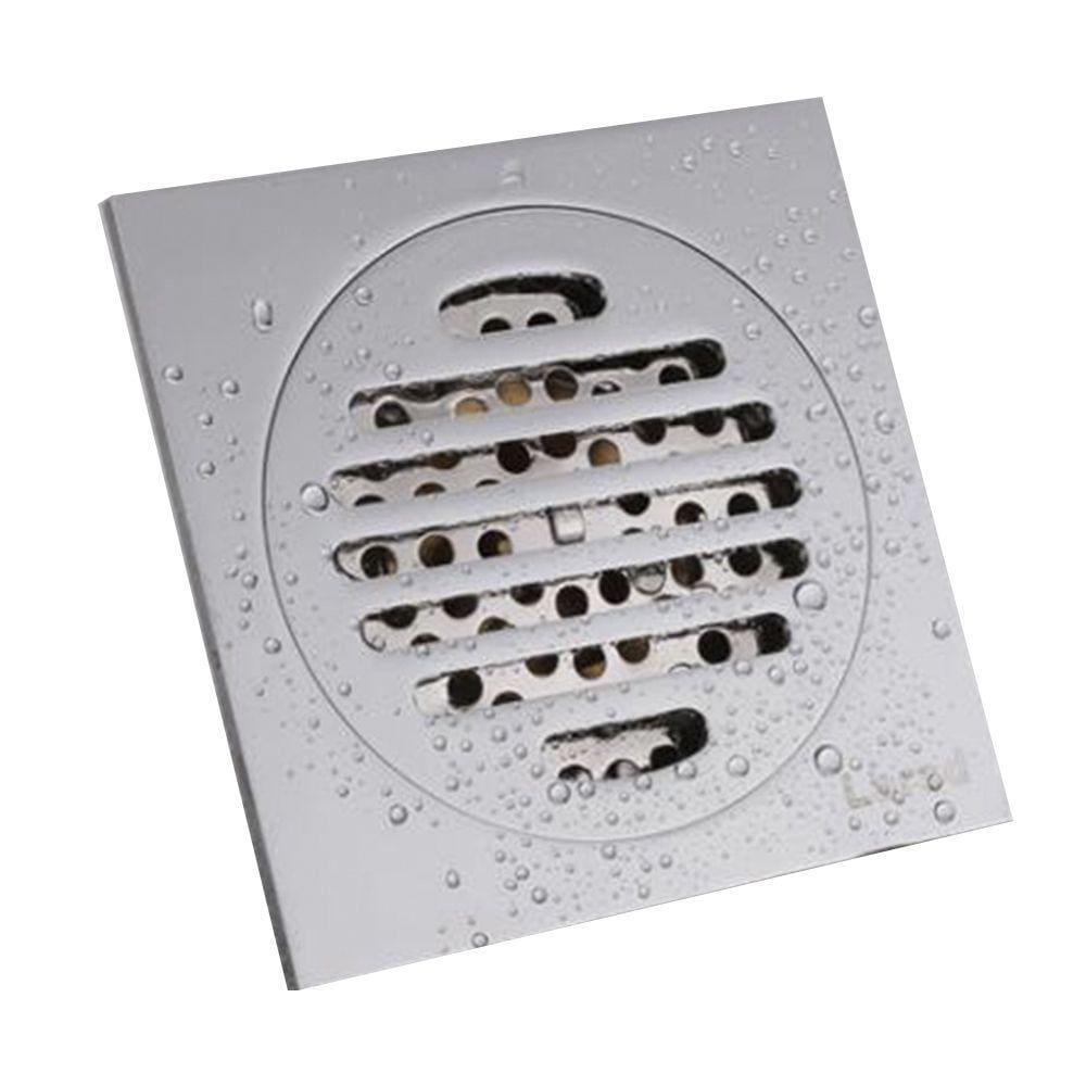 Ralo Inox Tampa Anti Odor 10X10 Inteligente Drenagem Lavabo