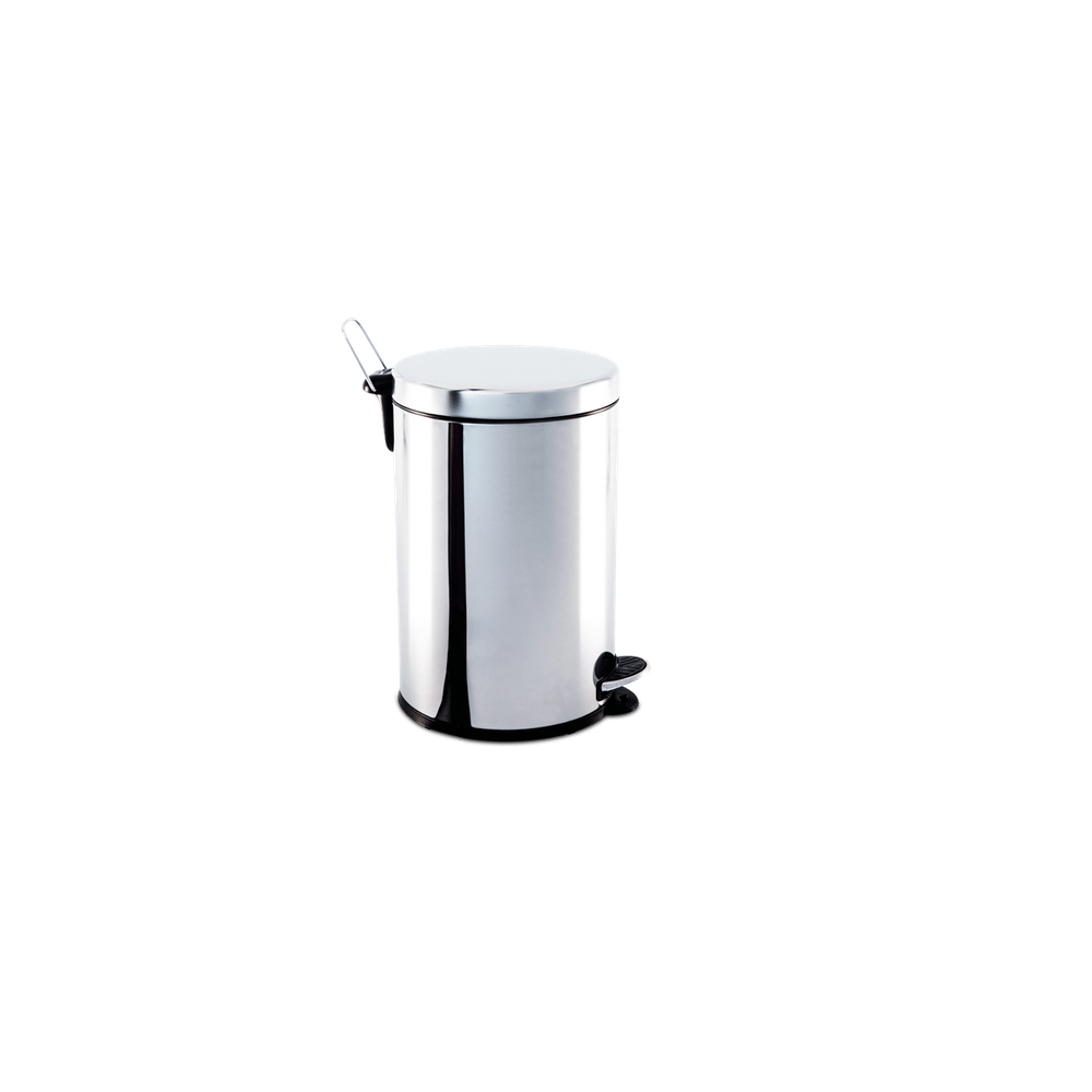 Lixeira com Pedal e Balde Brinox Decorline 5 L - Ø 20x30cm Aço Inox