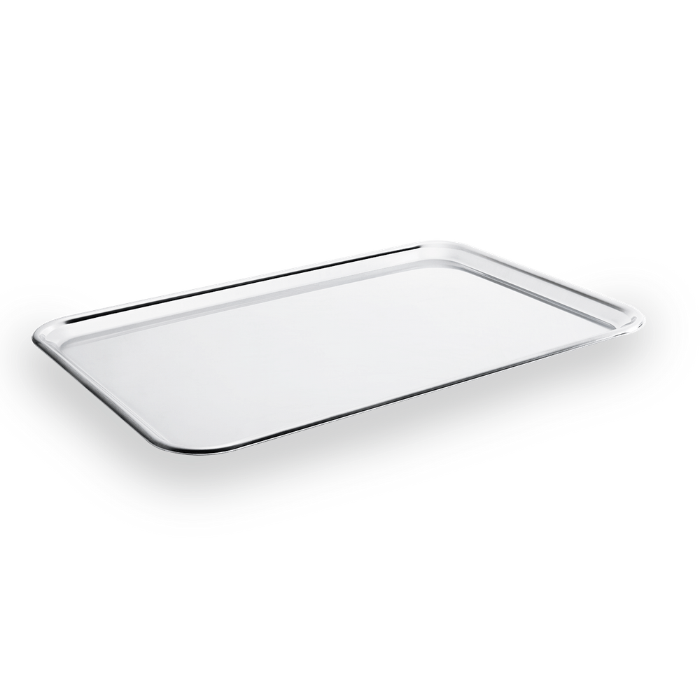 Bandeja Retangular Brinox Arienzo 48 x 32 cm Aço Inox