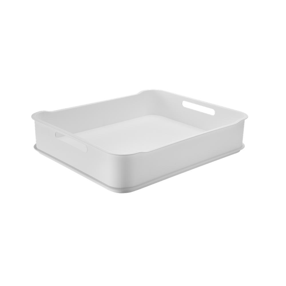 Cesta Organizadora Maxi Coza Fit 38 x 31,6 x 8 cm Branco