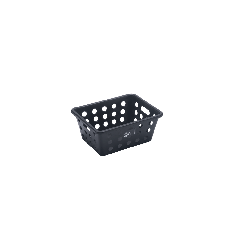 Cesta Organizadora Pequena Coza One 18,6 x 14,2 x 8,2 cm Preto